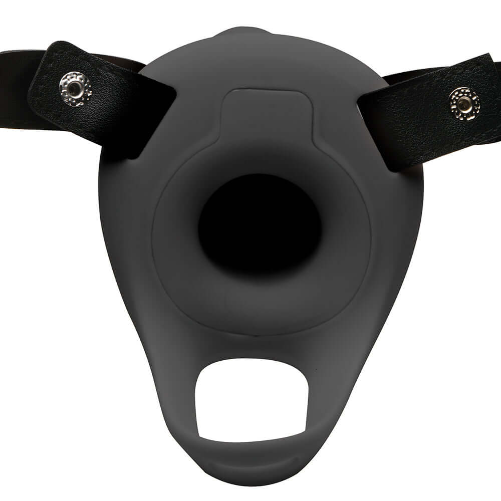 Size Matters 2 in. Erection 28X Smooth Remote Vibrating Silicone Sheath Black