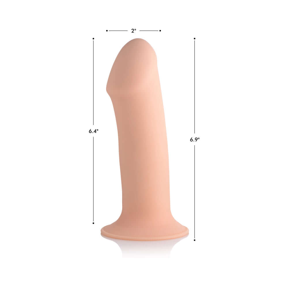 Squeeze-It Squeezable Thick Phallic Dildo Light
