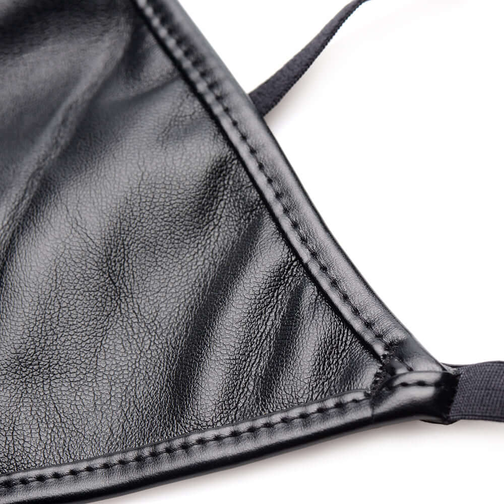 STRICT Lace-up Corset Vest & Thong L