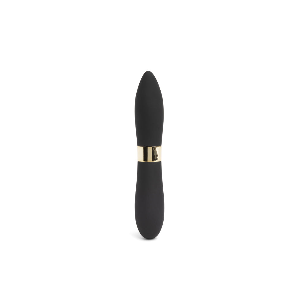 Nu Sensuelle Deux Bullet Vibrator Black featuring a sleek design with dual ends for customizable pleasure.