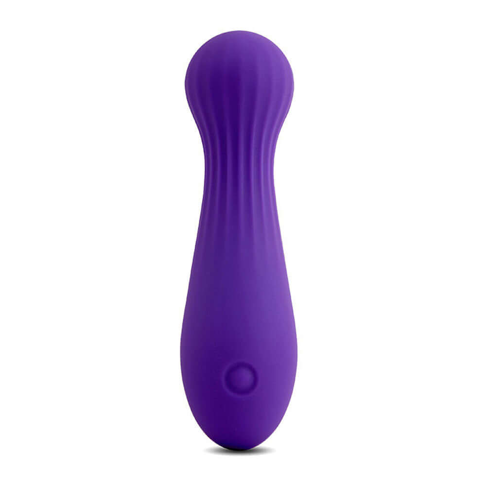 NU Sensuelle Sola Nubii Flexible Bullet Purple compact ergonomic vibrator with curved design.