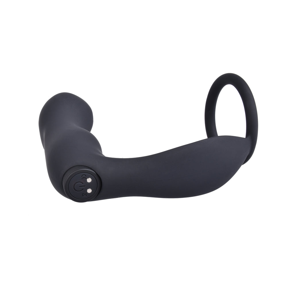 Ass-Sation Remote Contoured Anal Plug Black