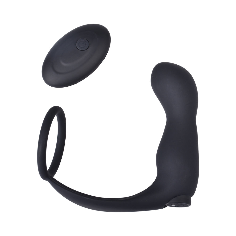 Ass-Sation Remote Contoured Anal Plug Black