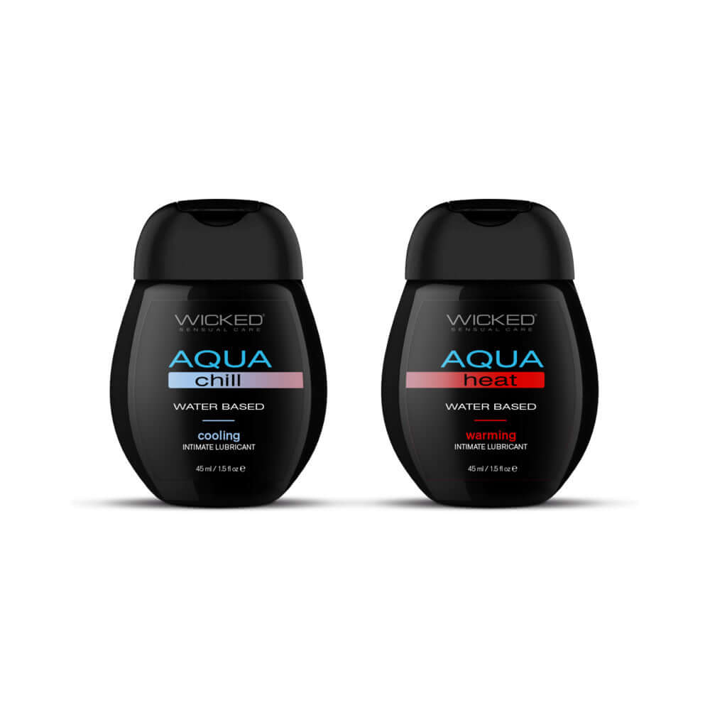 Wicked Sensual Care Sensation Kit Cooling and Warming Intimate Lubricants 1.5 oz.