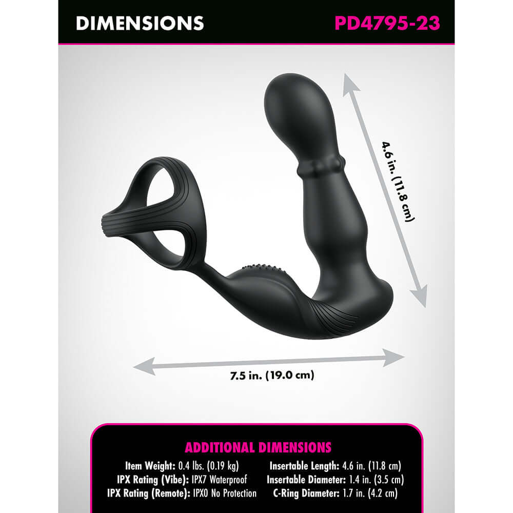 Anal Fantasy Elite Ass-gasm Slide & Glide Black