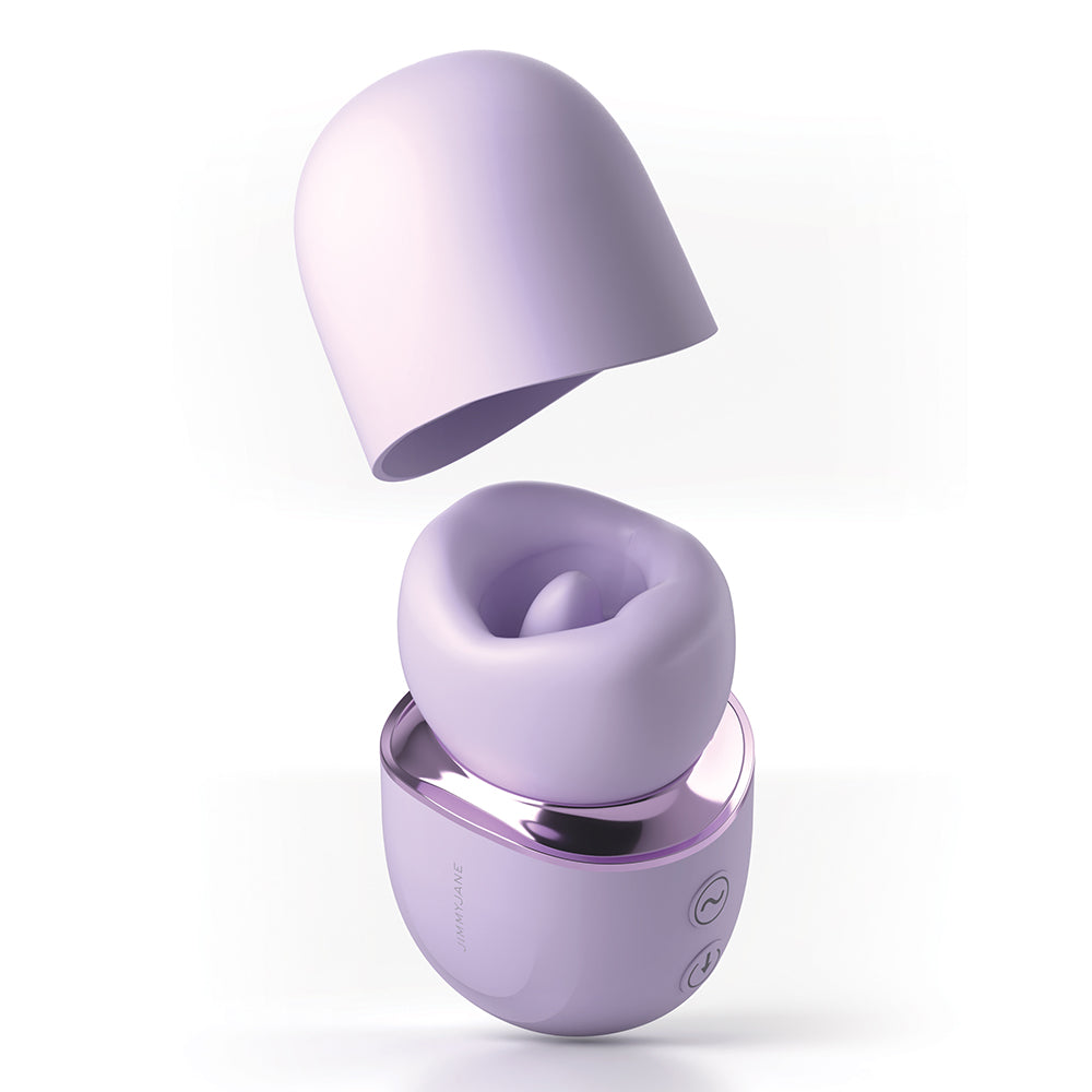 JimmyJane Hello Kiss Pro Rechargeable Silicone Clitoral Stimulator - Lavender