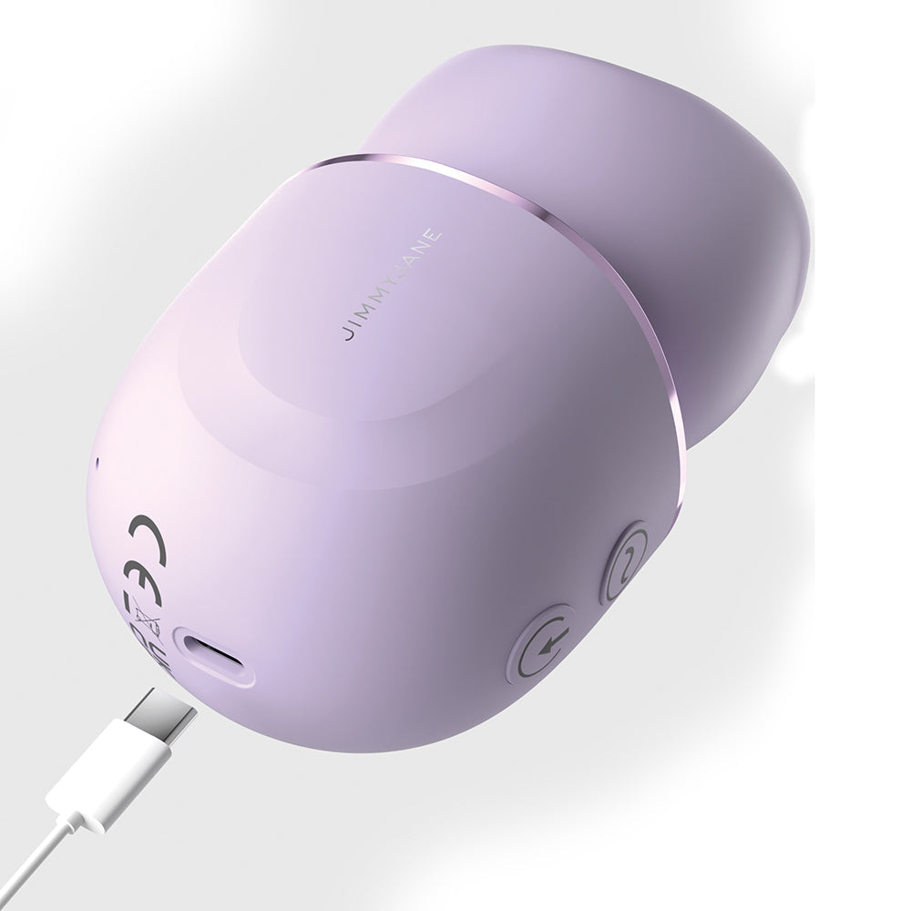 JimmyJane Hello Kiss Pro Rechargeable Silicone Clitoral Stimulator - Lavender