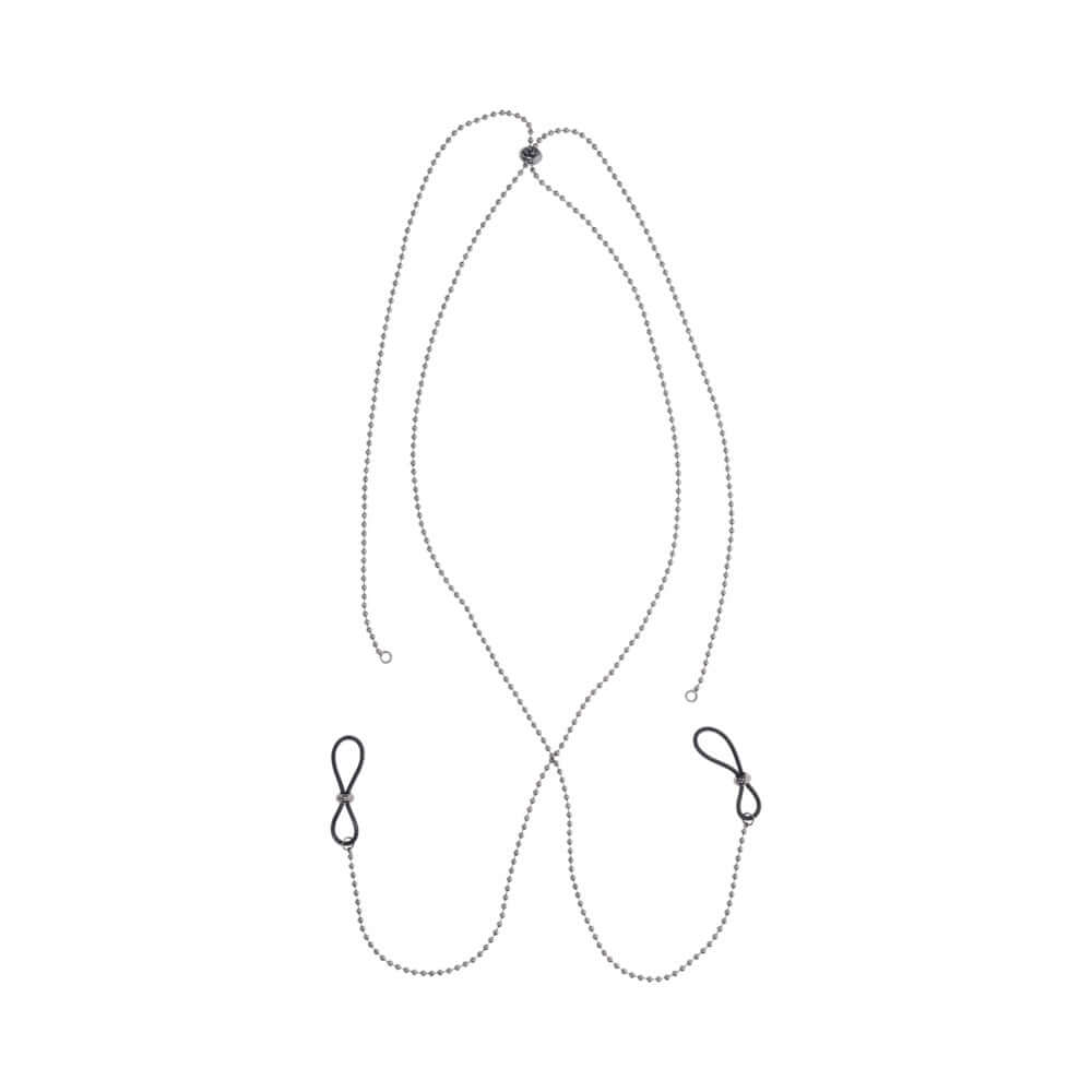 Sportsheets Sex & Mischief Ex's & Oh's Body Jewelry with Nipple Ties