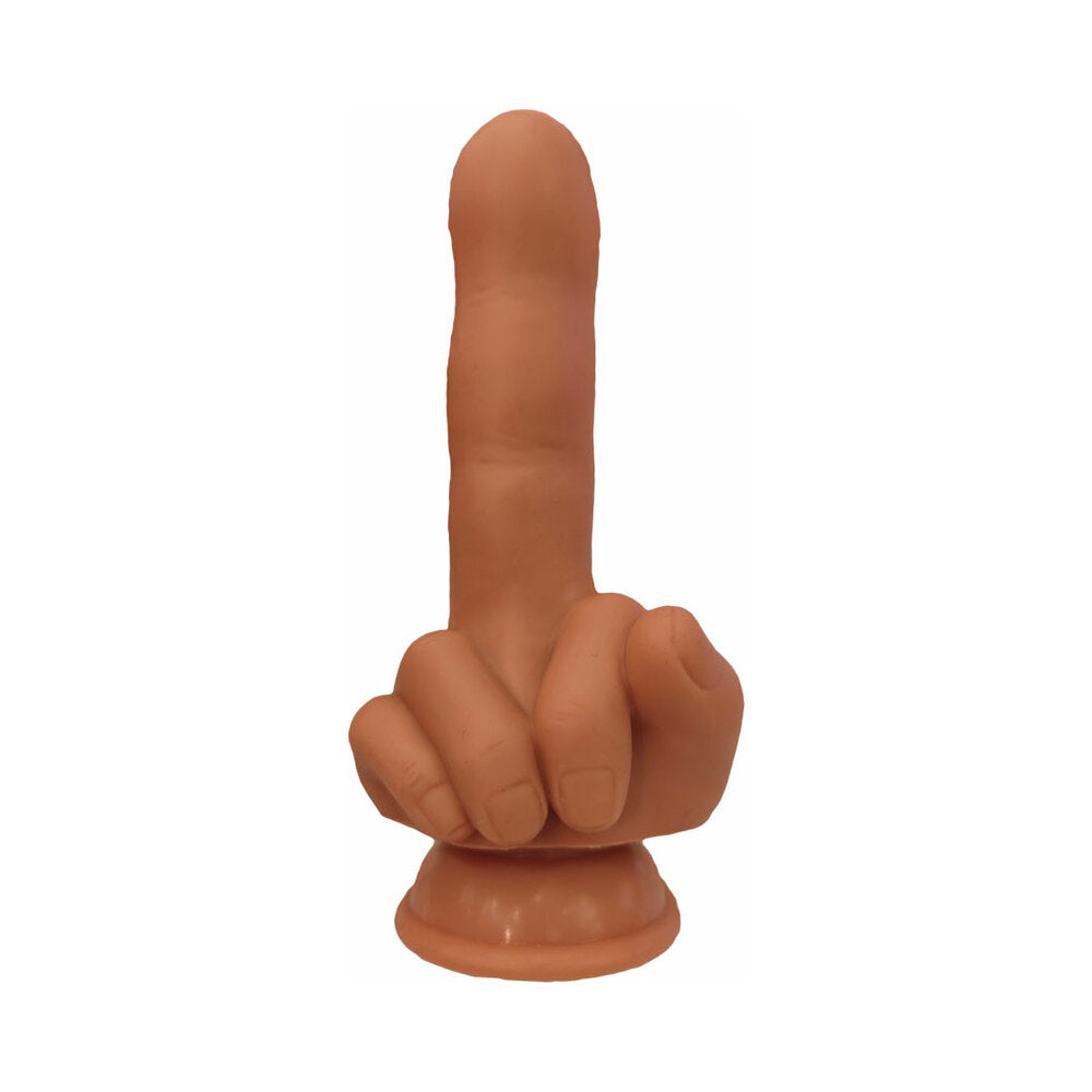 Finger Fest Flip Off Dildo Tan