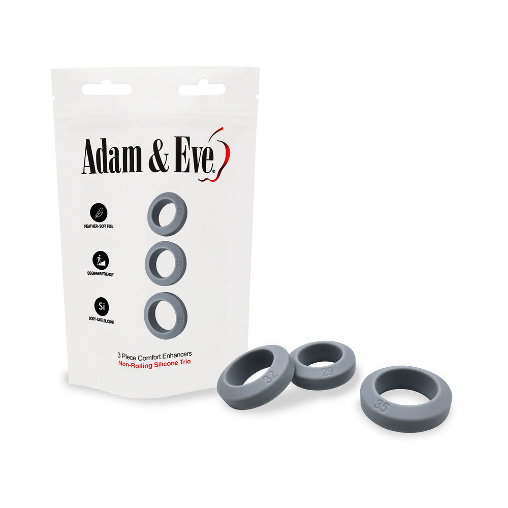 Adam & Eve 3 Piece Comfort Enhancers (Bag Packaging)
