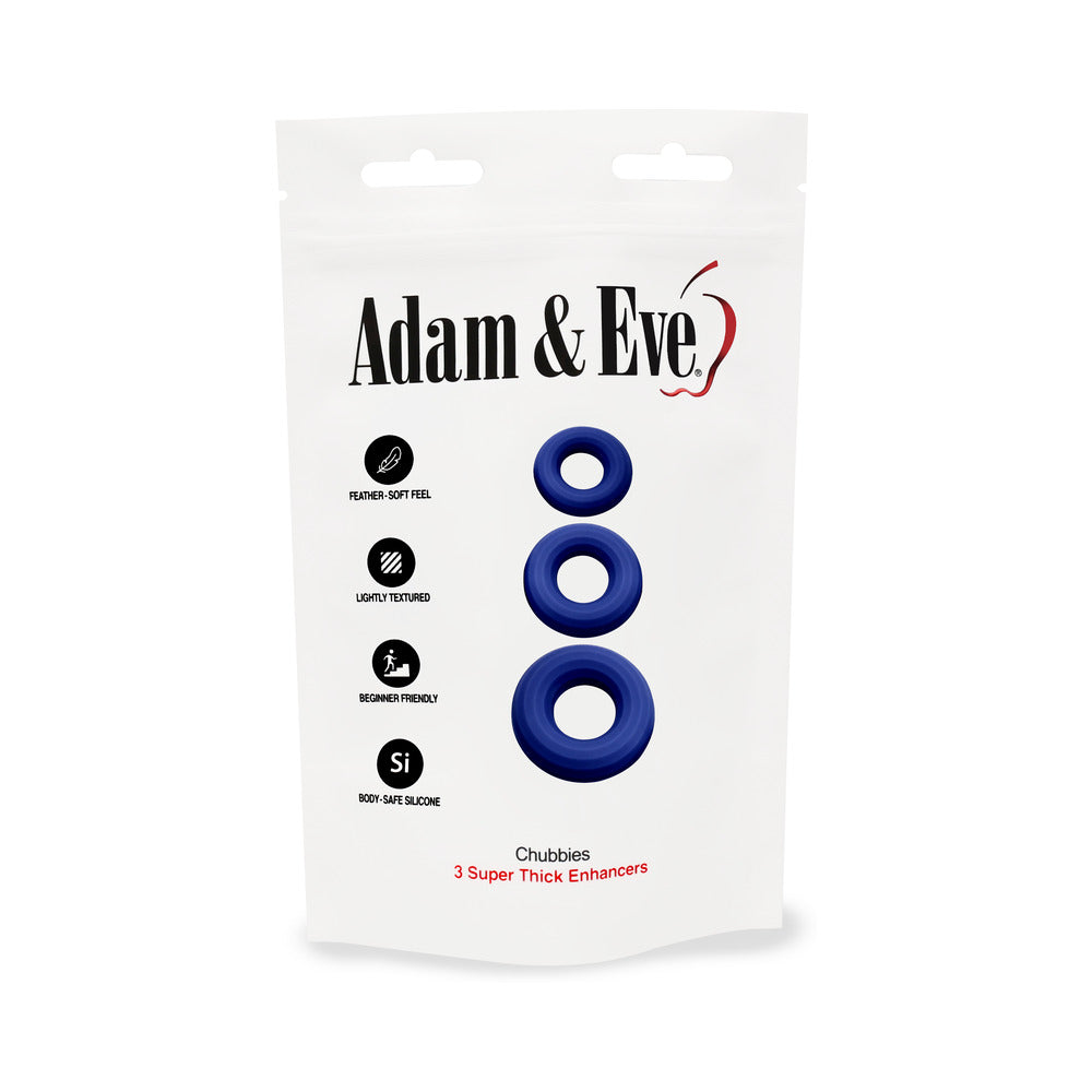 Adam & Eve Chubbies Penis Rings (Bag Packaging)
