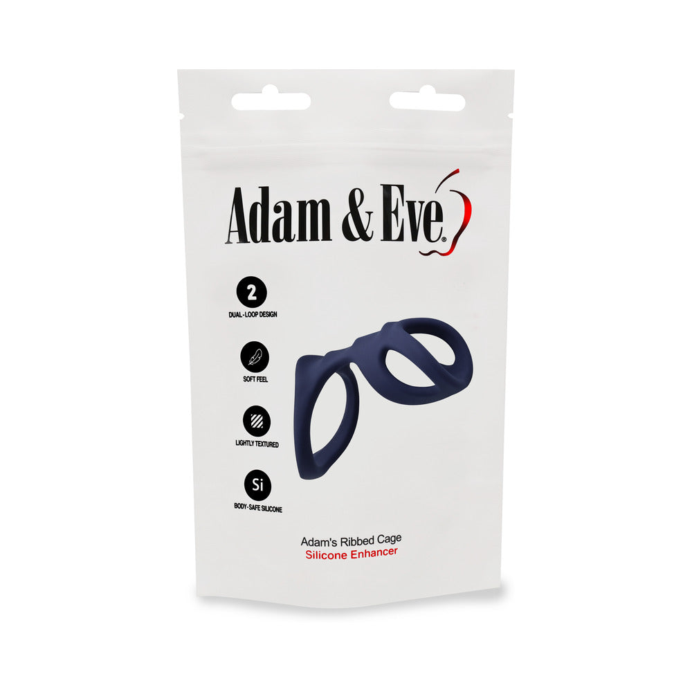 Adam & Eve Adam's Ribbed Cage (Bag Packaging)