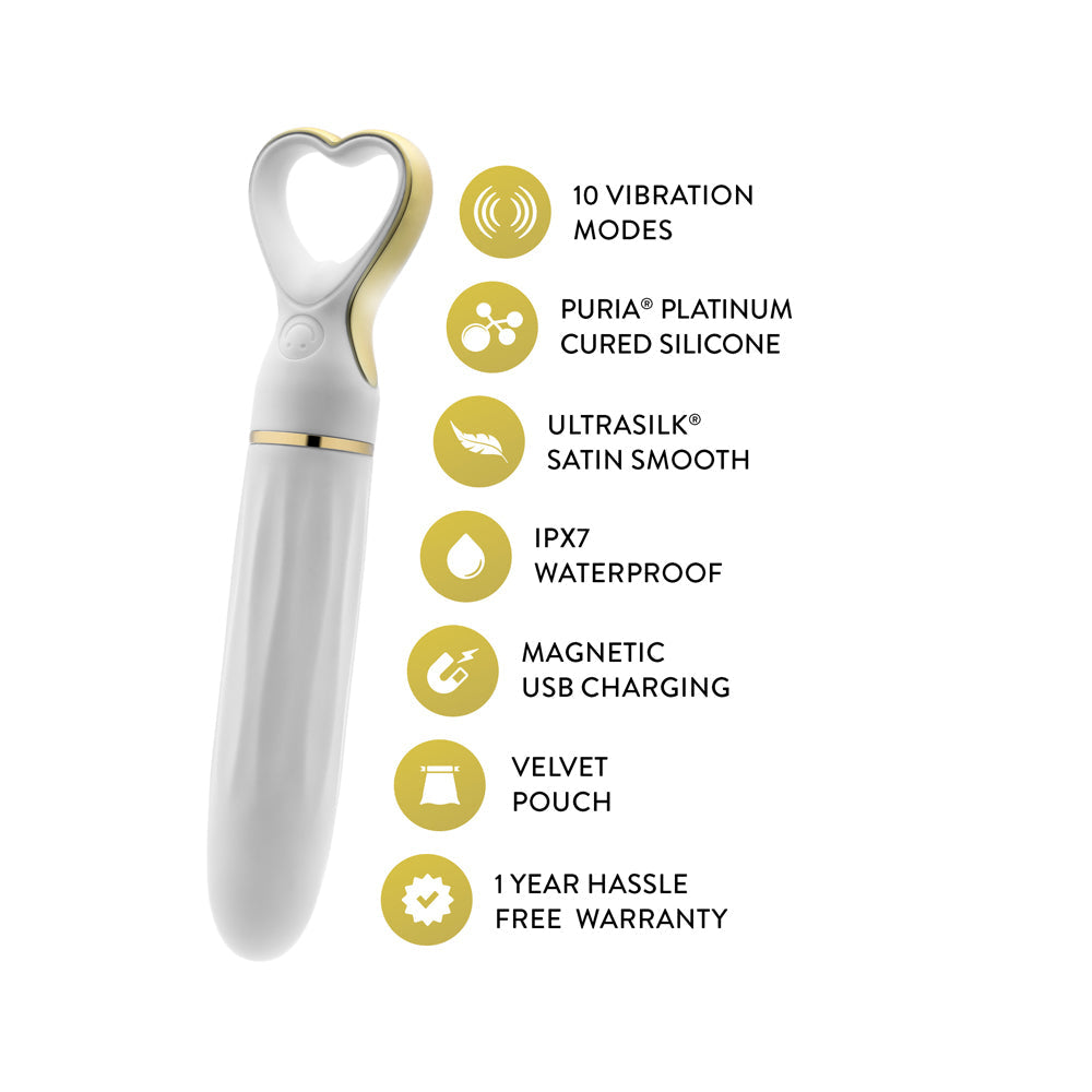 Delice Heartthrob White Bouquet