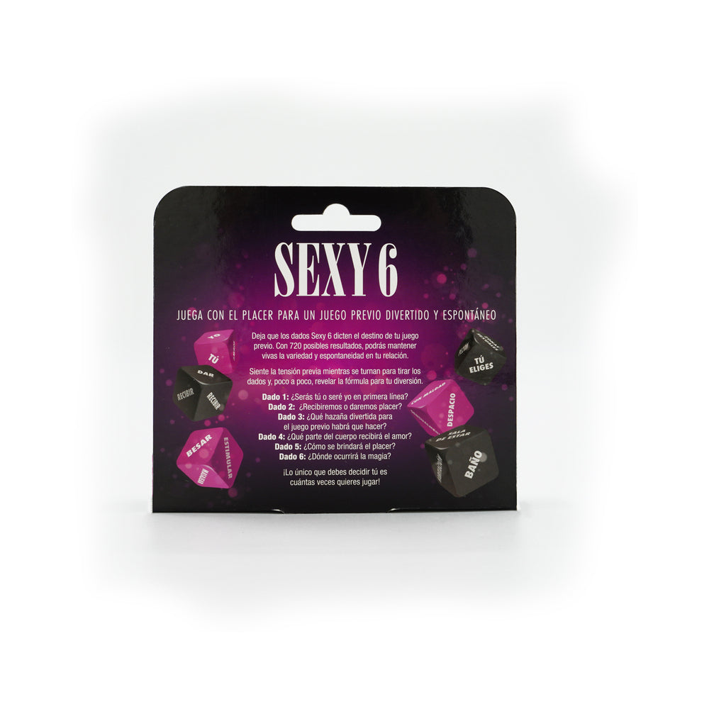Sexy 6 Dice Game Foreplay Edition Spanish