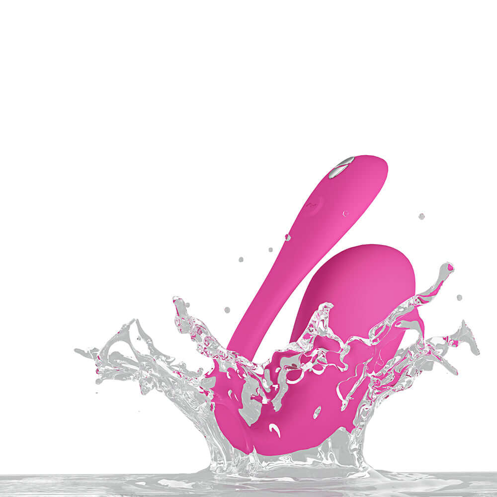 We-Vibe Jive 2 Silicone Rechargeable Wearable G-Spot Vibrator with Remote Control - Electric Pink
