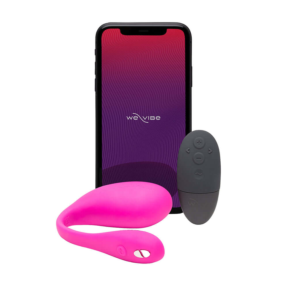 We-Vibe Jive 2 Silicone Rechargeable Wearable G-Spot Vibrator with Remote Control - Electric Pink