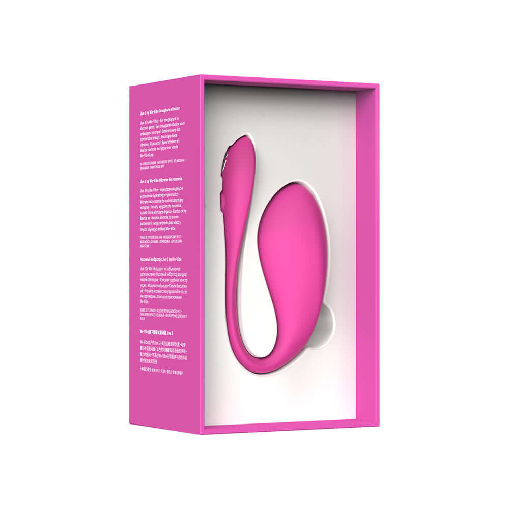 We-Vibe Jive 2 Silicone Rechargeable Wearable G-Spot Vibrator with Remote Control - Electric Pink