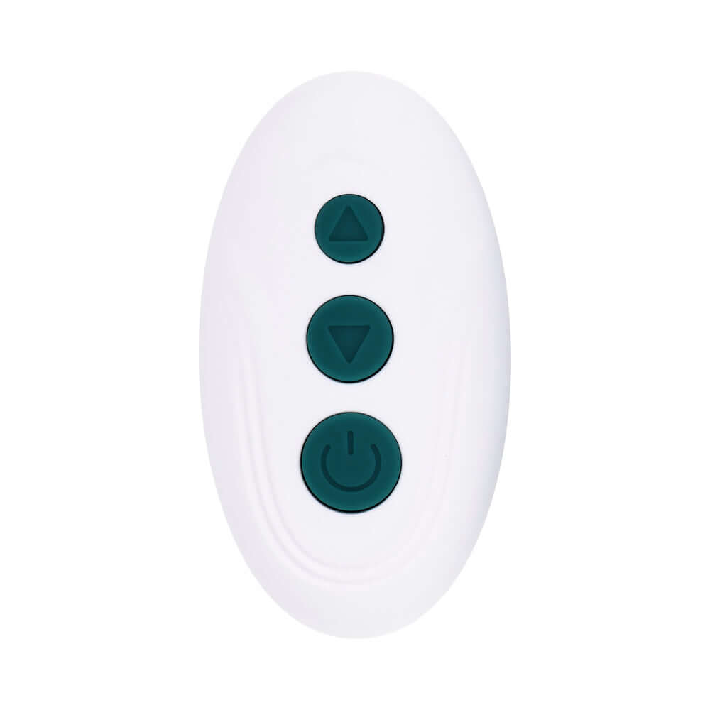Playboy Have A Seat Rechargeable Silicone Remote-Controlled Vibrating Grind Pad Deep Teal