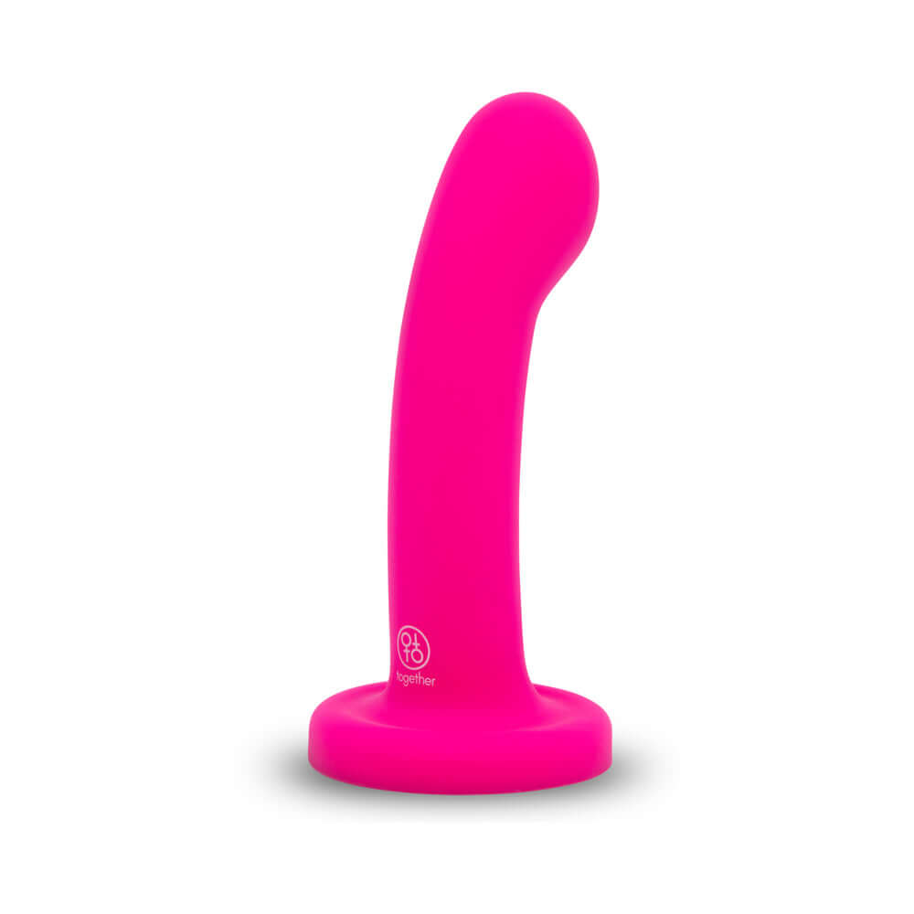Together Pop 5 inches Silicone Dildo and Harness Set Pink
