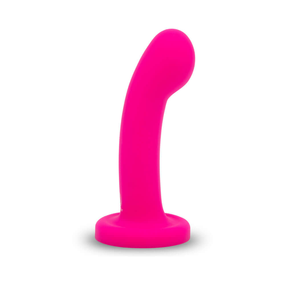 Together Pop 5 inches Silicone Dildo and Harness Set Pink