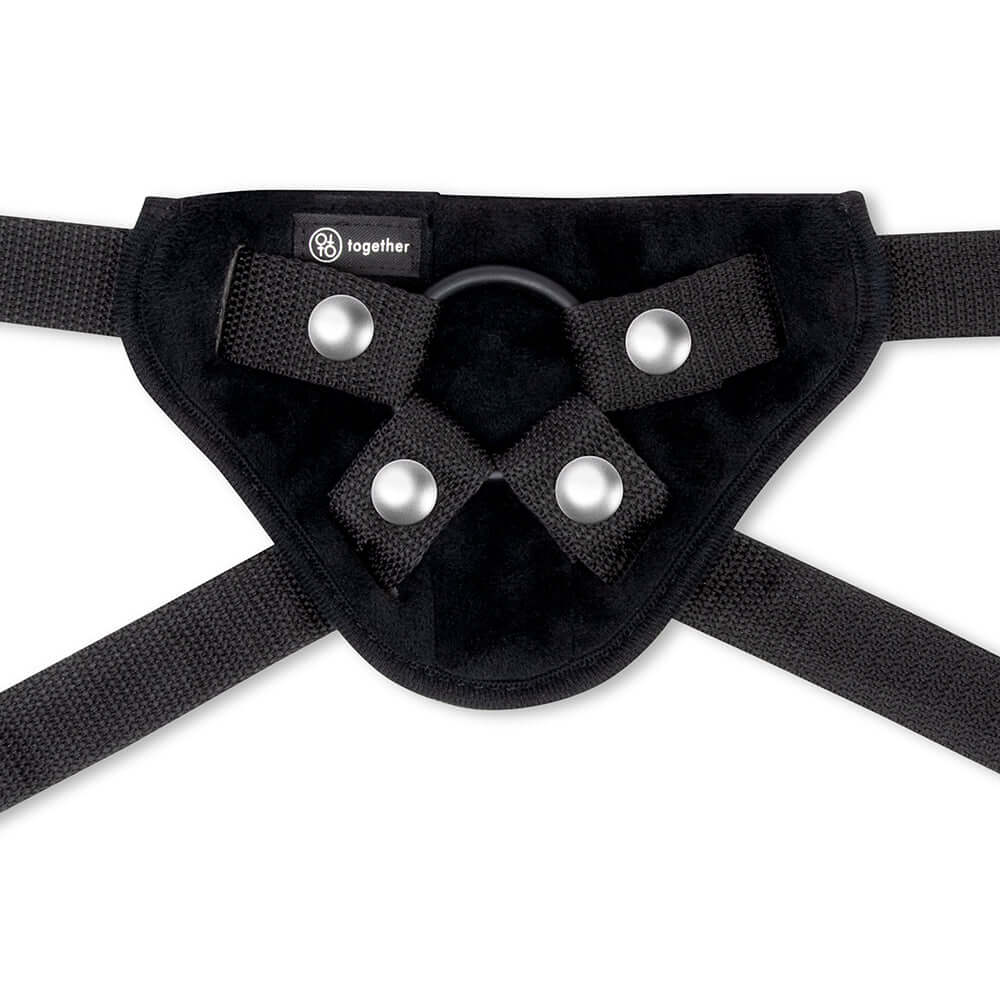 Together Pop 5 inches Silicone Dildo and Harness Set Pink