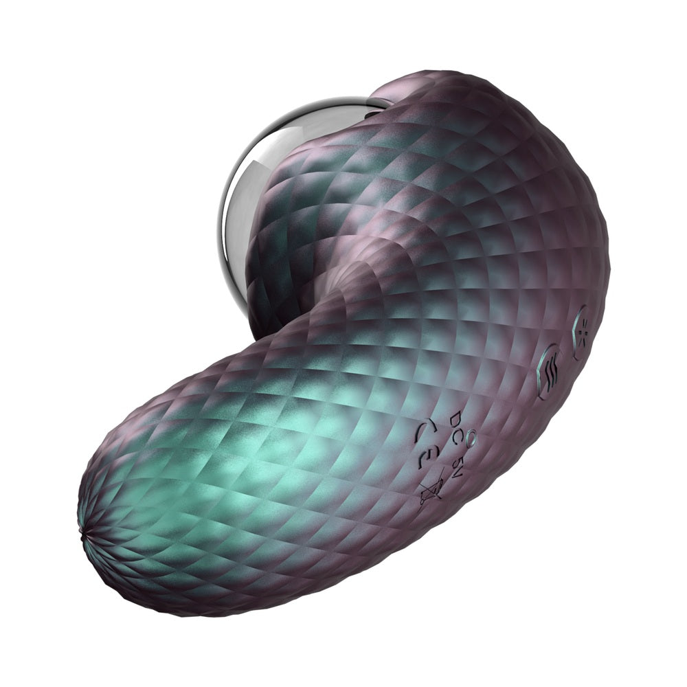 Temptasia Enchanted Serpent Dark Millenia Pulse Vibrator in mystical colors showcasing its unique design.