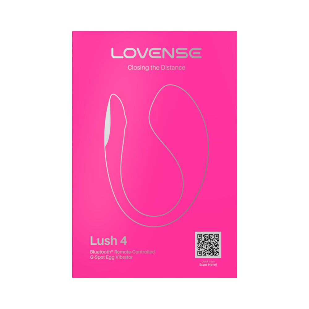 Lovense Lush 4 Bluetooth Remote-Controlled Egg Vibrator
