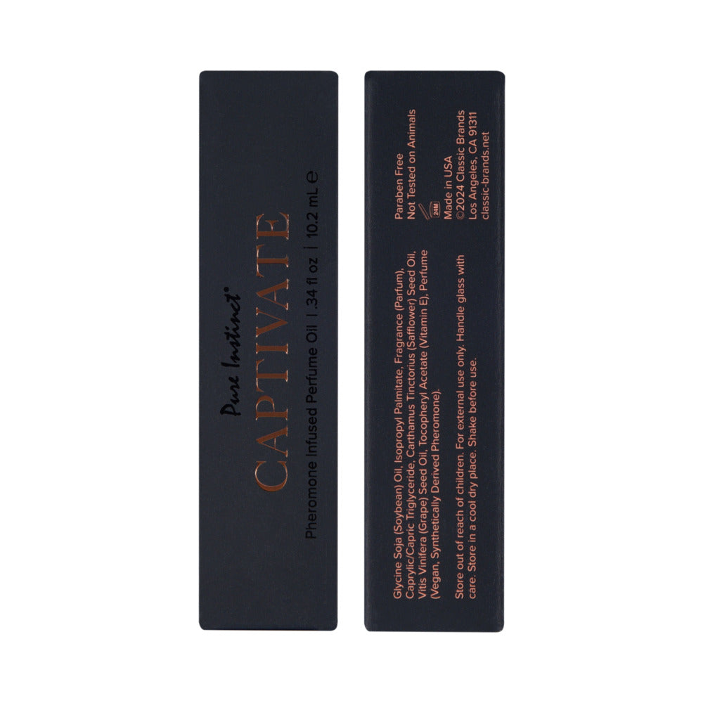 Pure Instinct Pheromone Perfume Oil Captivate 10.2 Ml | 0.34 Ml
