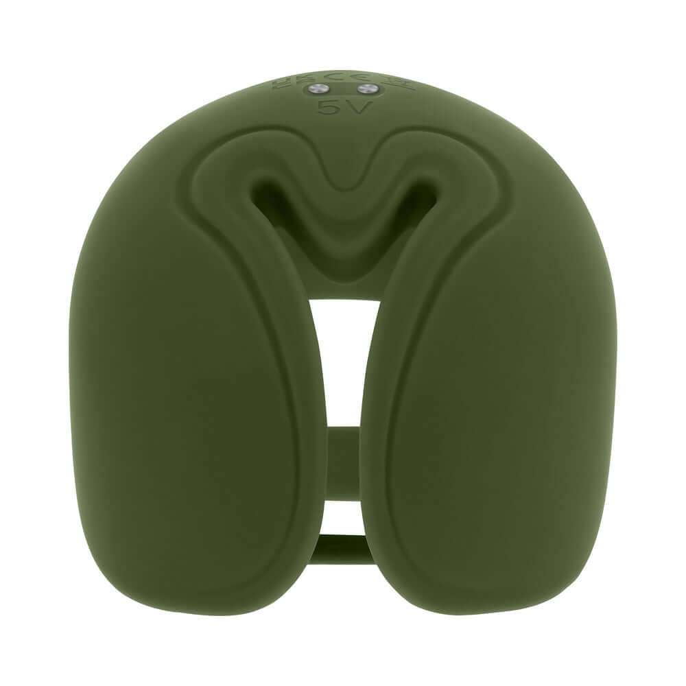 Zero Tolerance Nutty Buddy Cock Ring Stimulator Silicone Green, designed for powerful vibration and targeted stimulation.