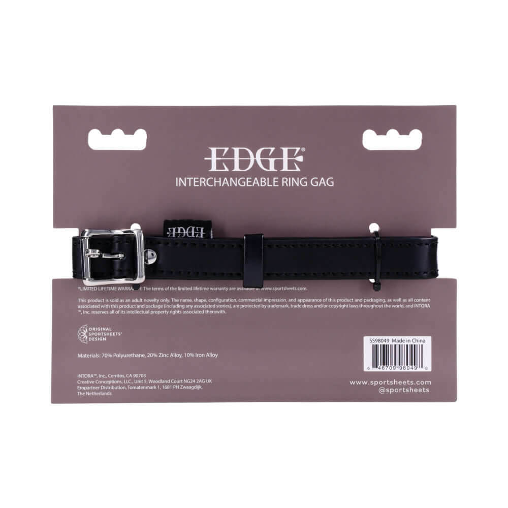 Sportsheets Edge Interchangeable Ring Gag