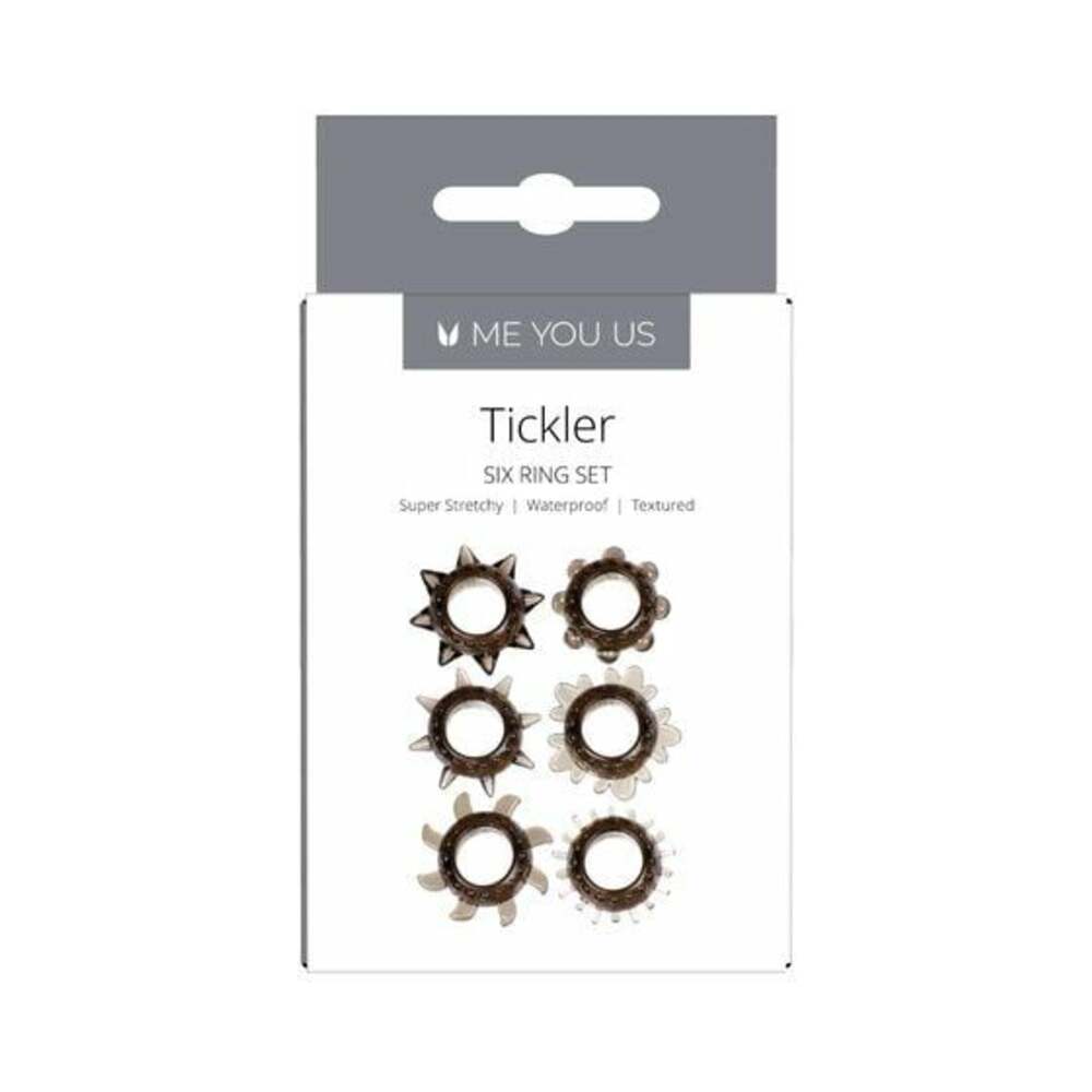 Me You Us Tickler Set Textured Ring Smoke