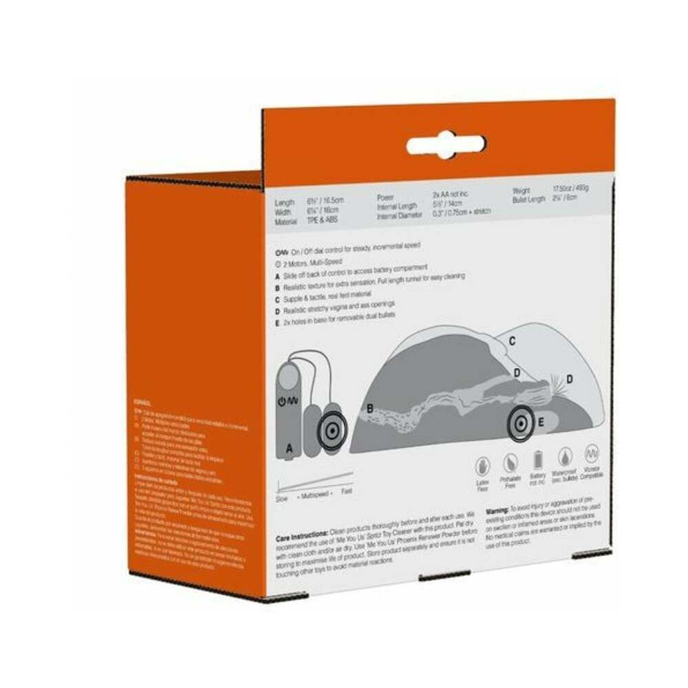 Me You Us Miss Mia Premium Vibrating Realistic Masturbator Vanilla