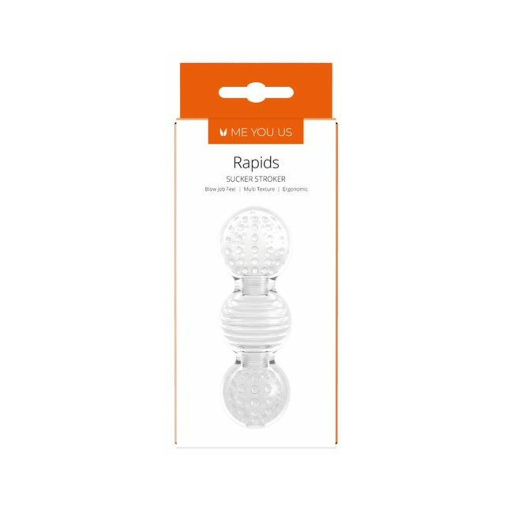 Me You Us Rapids Sucker Stroker Male Masturbator Transparent