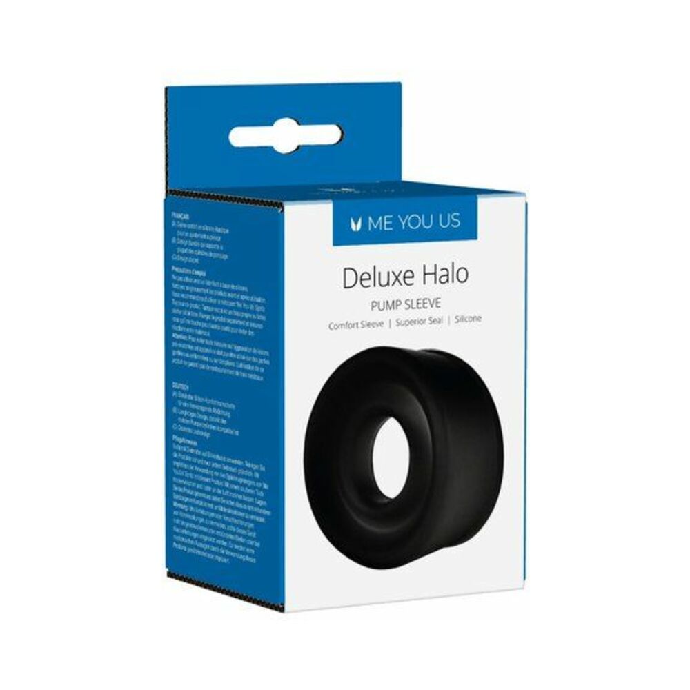Me You Us Deluxe Halo Pump Sleeve Black