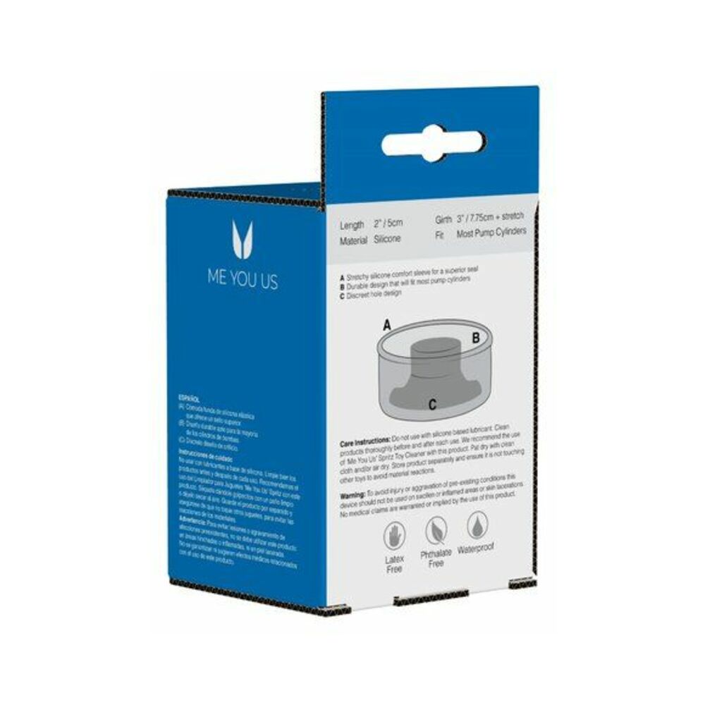 Me You Us Deluxe Halo Pump Sleeve Black