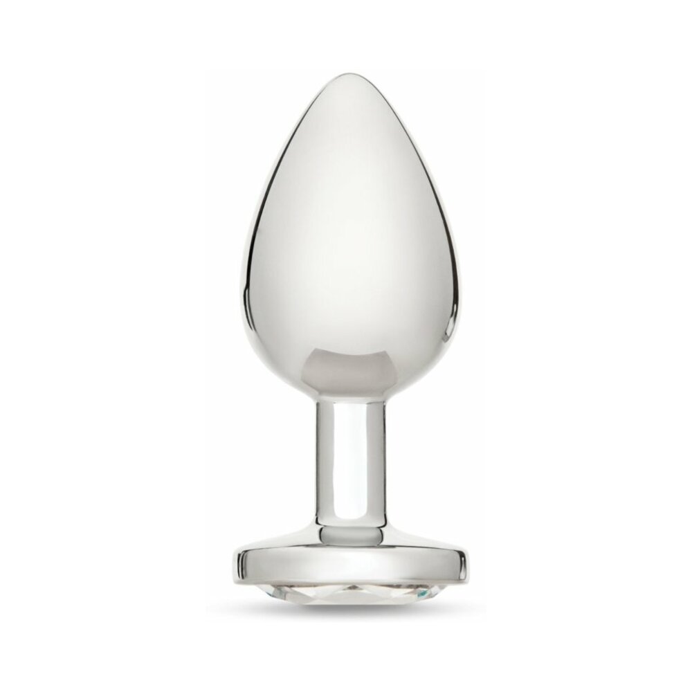 Me You Us Crystal Jewels Metal Plug Clear L