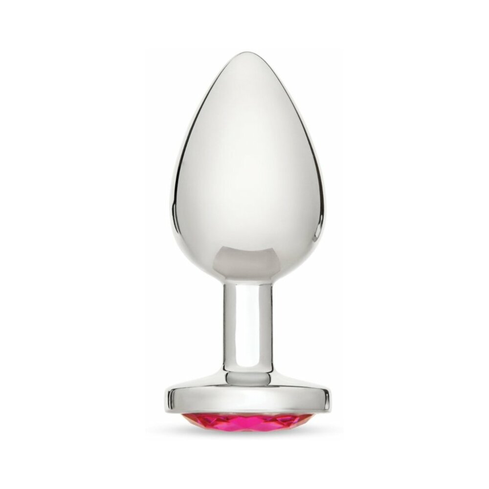 Me You Us Crystal Jewels Metal Plug Pink L