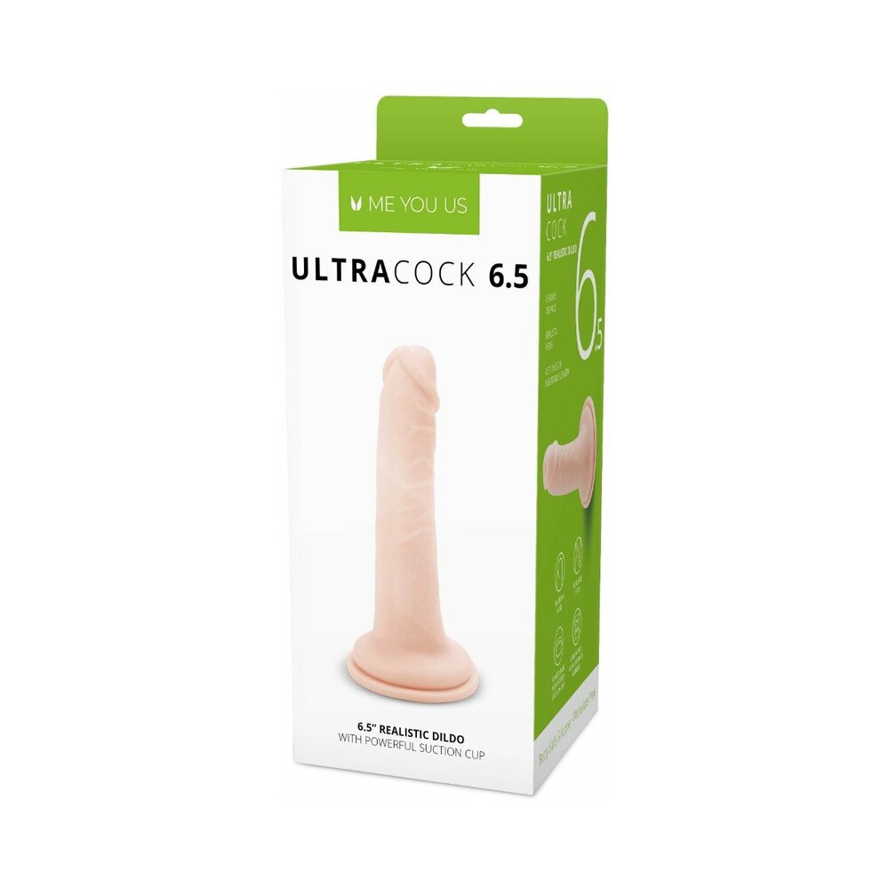 Me You Us Ultra Cock 6.5 inches Realistic Dildo Vanilla