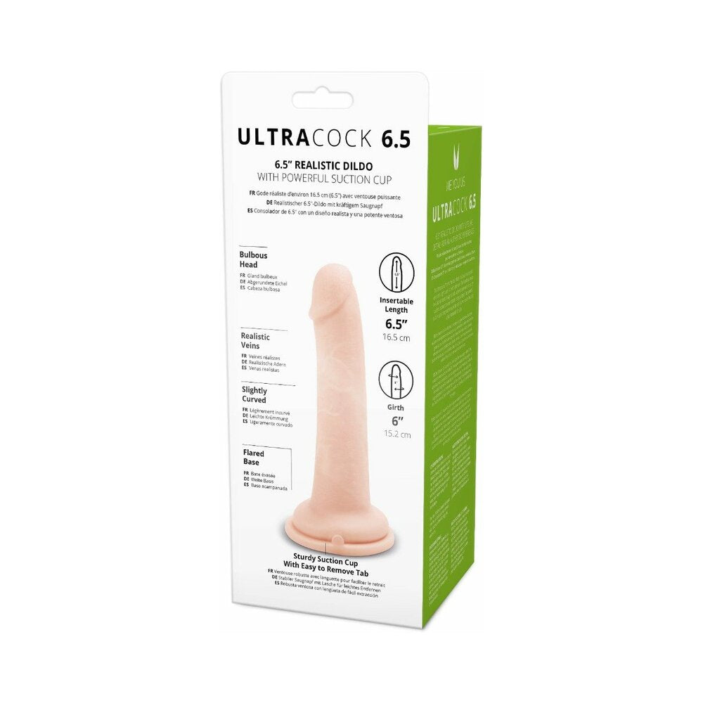 Me You Us Ultra Cock 6.5 inches Realistic Dildo Vanilla