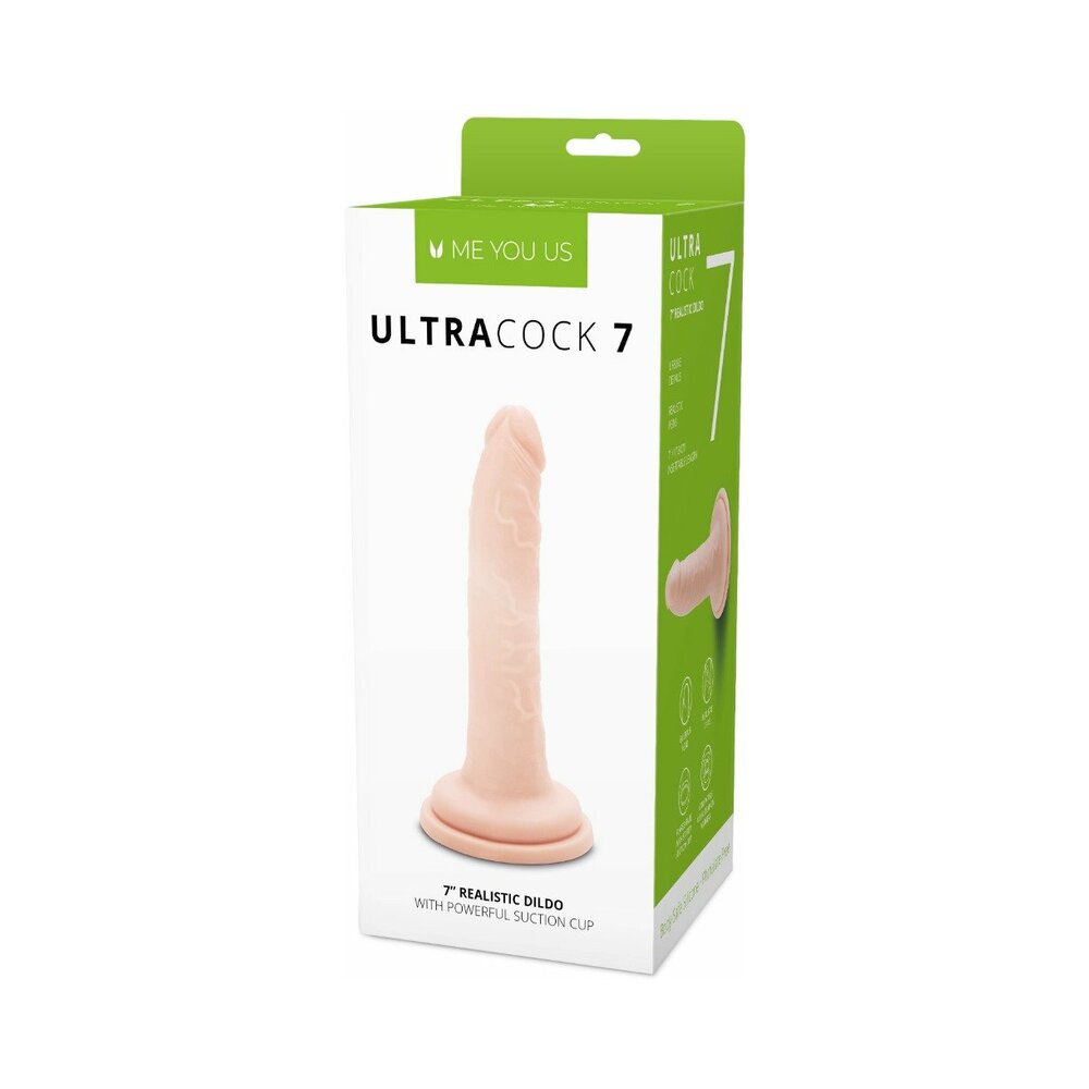 Me You Us Ultra Cock 7 inches Realistic Dildo Vanilla