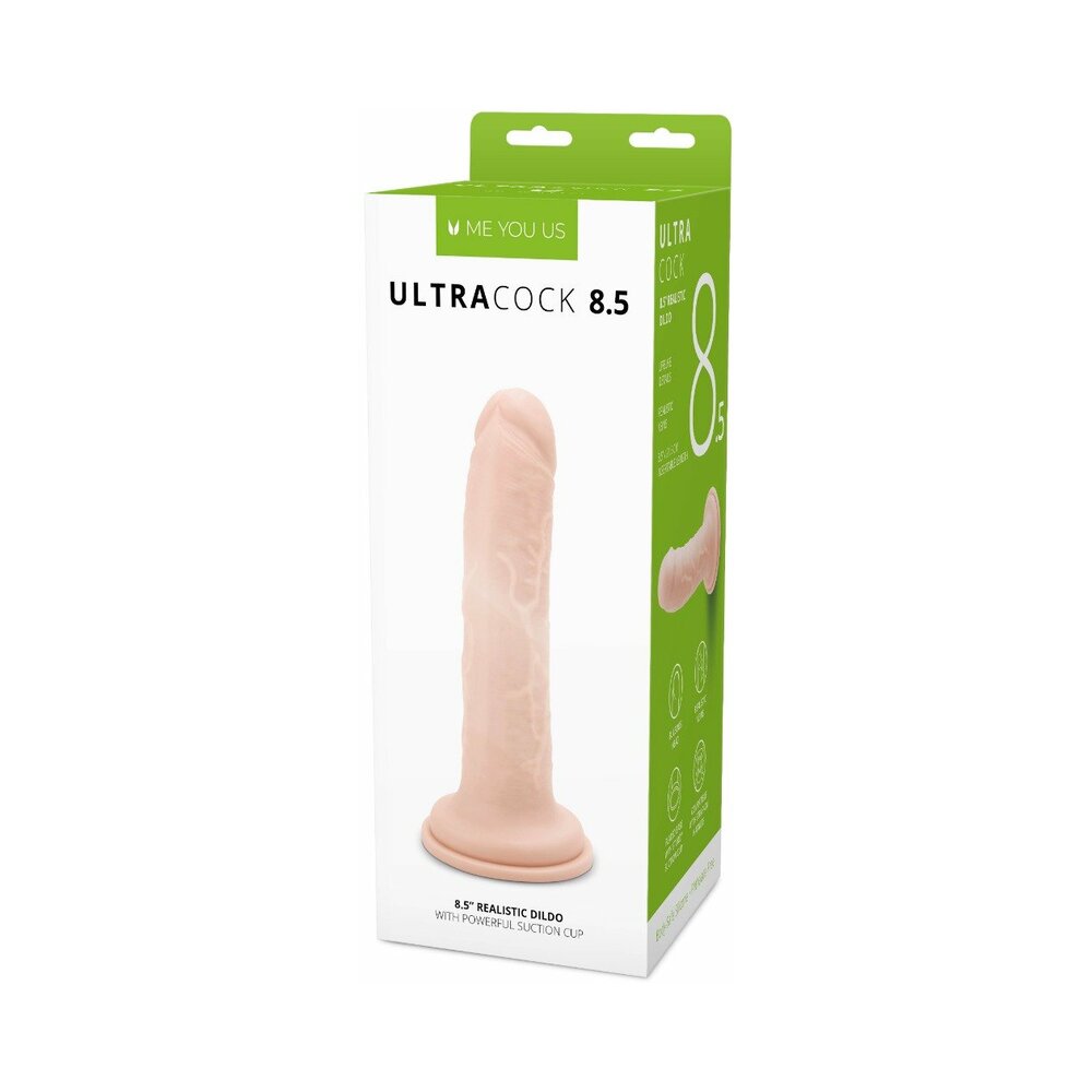 Me You Us Ultra Cock 8.5 inches Realistic Dildo Vanilla