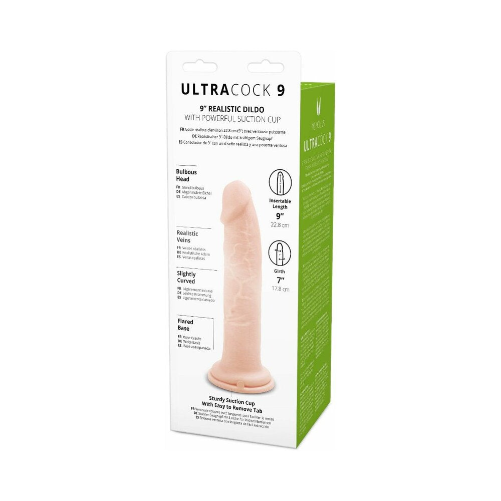 Me You Us Ultra Cock 9 inches Realistic Dildo Vanilla