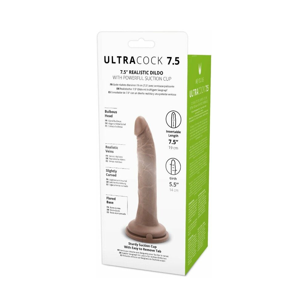 Me You Us Ultra Cock 7.5 inches Realistic Dildo Caramel