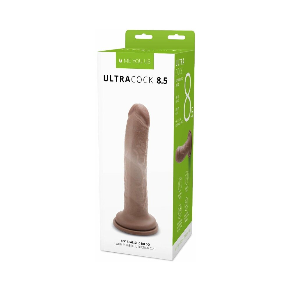 Me You Us Ultra Cock 8.5 inches Realistic Dildo Caramel