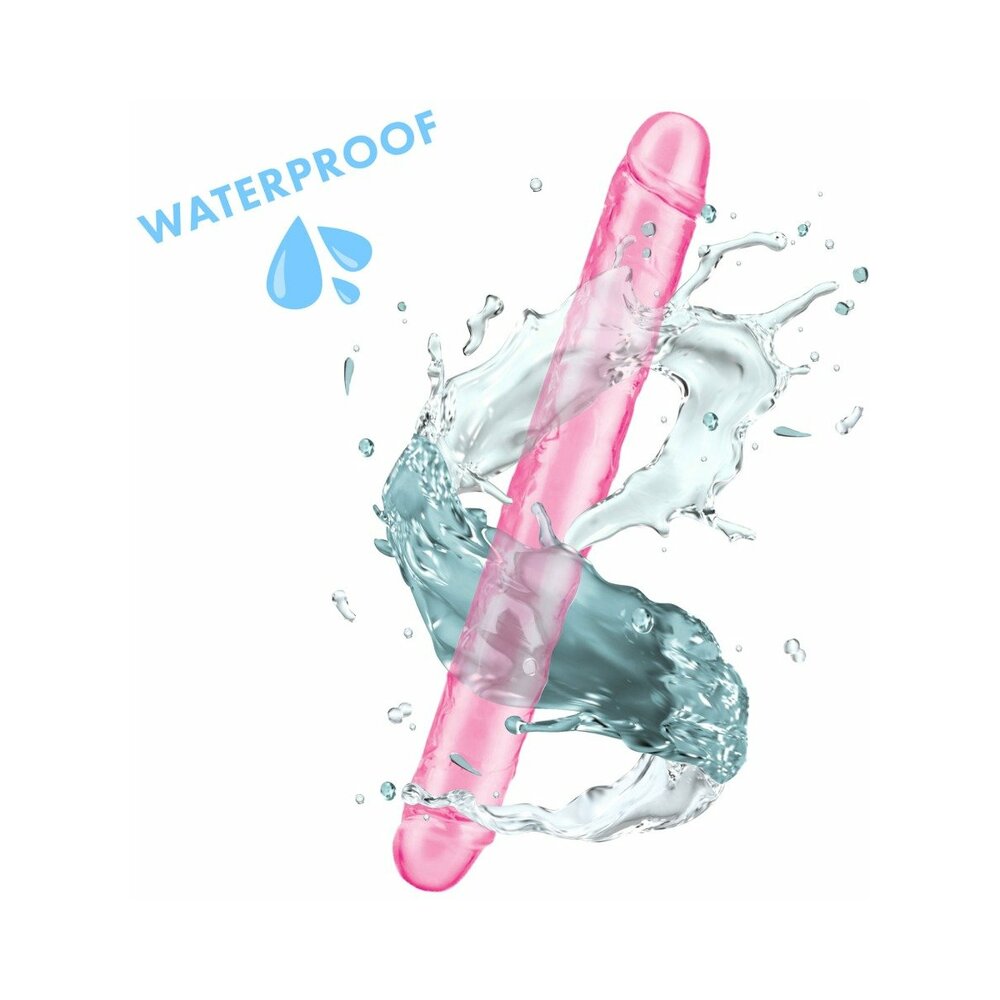 Me You Us Ultra Cock 12 inch Jelly Double Ended Dildo Pink