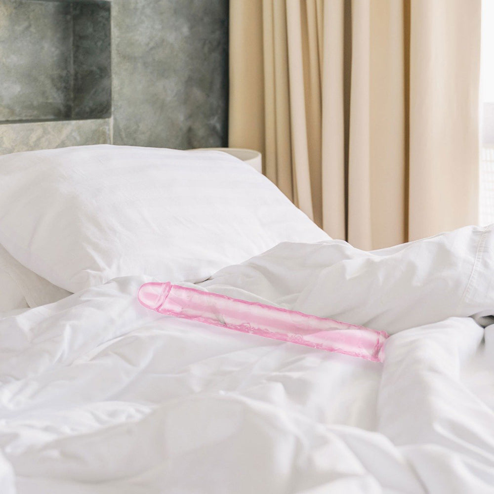 Me You Us Ultra Cock 12 inch Jelly Double Ended Dildo Pink