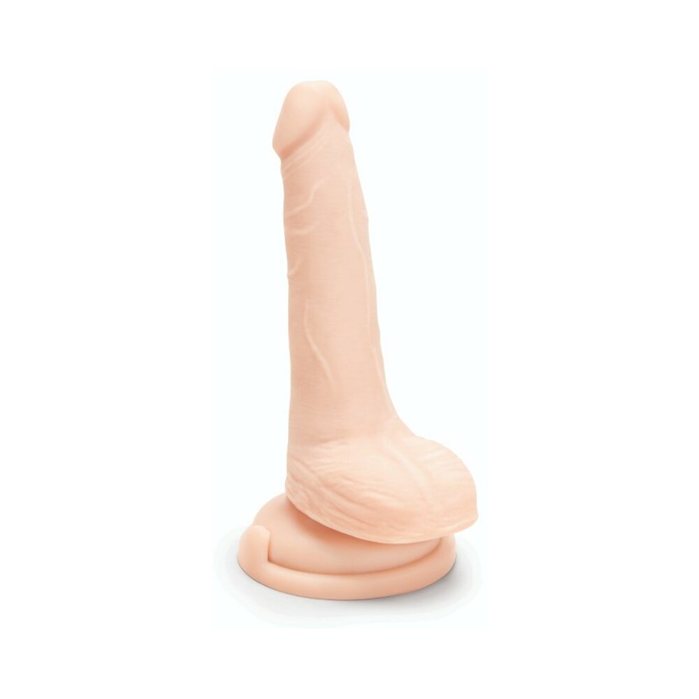 Me You Us Ultra Cock 6 inches Realistic Dual Density Dildo with Balls Vanilla