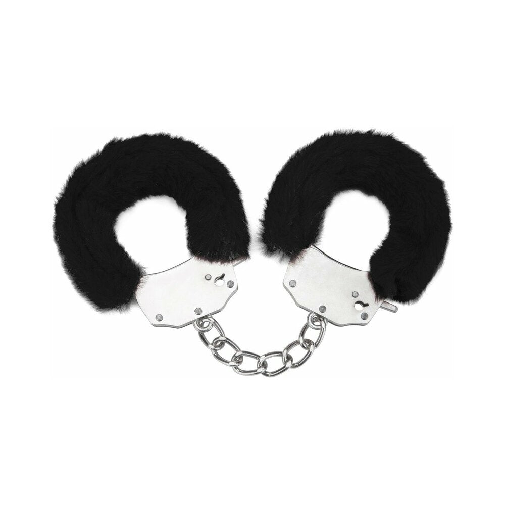 Me You Us Furry Handcuffs Black