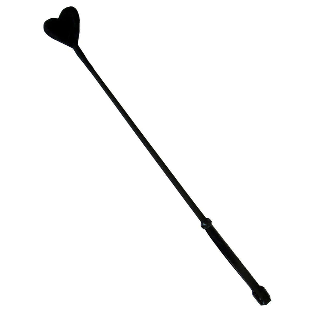 Heart Fluff Tip Crop Black