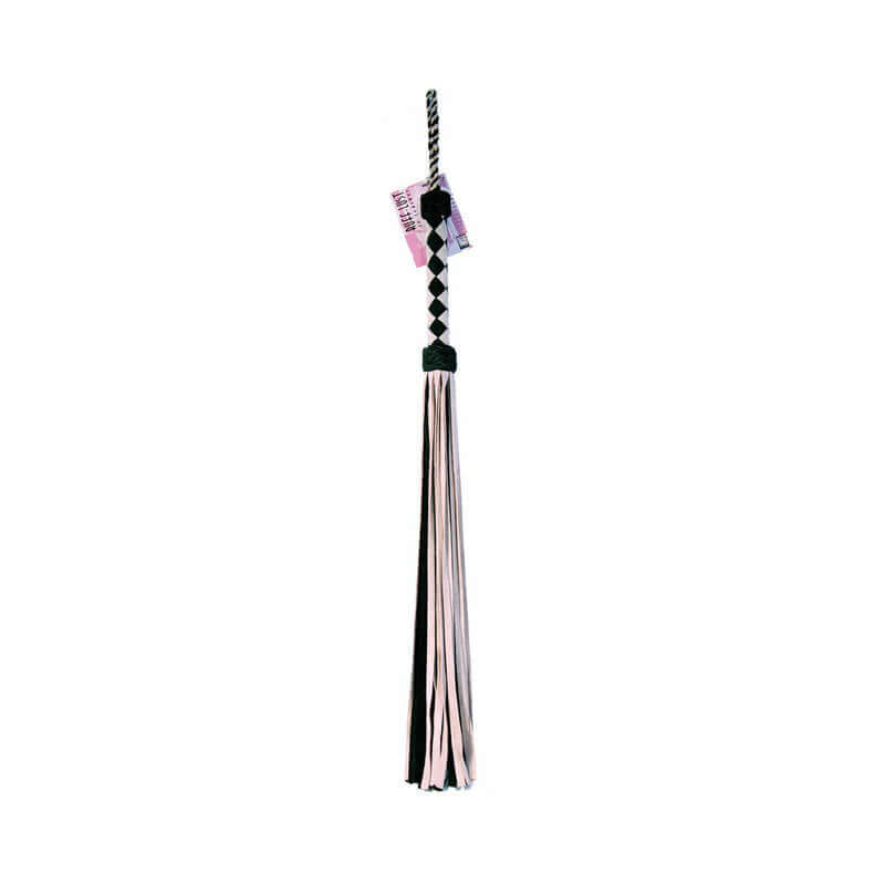 Flog Her Suede Flogger Pink/Black